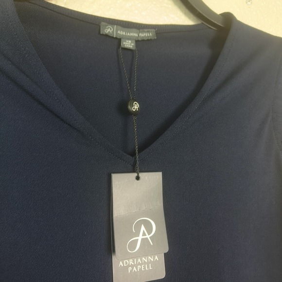 Adrianna Papell WOMENS Printed Sleeveless Collared Top, Size S - Picture 6 of 10